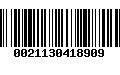 Código de Barras 0021130418909