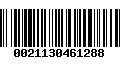 Código de Barras 0021130461288