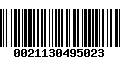 Código de Barras 0021130495023