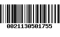 Código de Barras 0021130501755