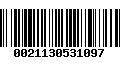 Código de Barras 0021130531097