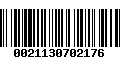 Código de Barras 0021130702176