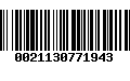 Código de Barras 0021130771943