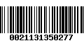 Código de Barras 0021131350277