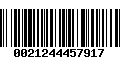 Código de Barras 0021244457917