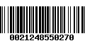 Código de Barras 0021248550270