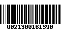 Código de Barras 0021300161390