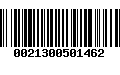 Código de Barras 0021300501462