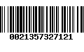 Código de Barras 0021357327121