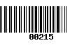 Código de Barras 00215