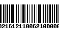 Código de Barras 00216121100621000001