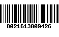 Código de Barras 0021613009426