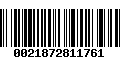 Código de Barras 0021872811761