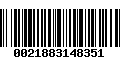 Código de Barras 0021883148351