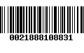 Código de Barras 0021888108831