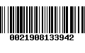 Código de Barras 0021908133942