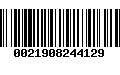 Código de Barras 0021908244129