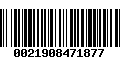 Código de Barras 0021908471877