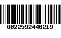 Código de Barras 0022592446219