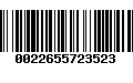 Código de Barras 0022655723523