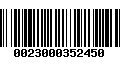 Código de Barras 0023000352450