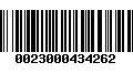 Código de Barras 0023000434262