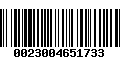 Código de Barras 0023004651733