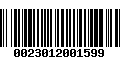 Código de Barras 0023012001599