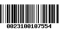 Código de Barras 0023100107554