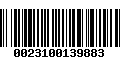 Código de Barras 0023100139883