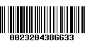 Código de Barras 0023204386633