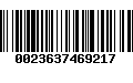 Código de Barras 0023637469217