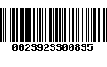 Código de Barras 0023923300835