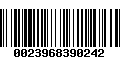 Código de Barras 0023968390242
