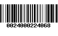 Código de Barras 0024000224068