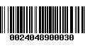 Código de Barras 0024048900030