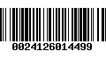 Código de Barras 0024126014499