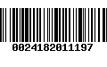 Código de Barras 0024182011197