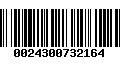 Código de Barras 0024300732164