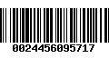 Código de Barras 0024456095717