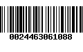 Código de Barras 0024463061088