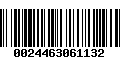 Código de Barras 0024463061132