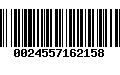 Código de Barras 0024557162158