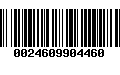 Código de Barras 0024609904460