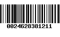 Código de Barras 0024628381211