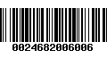 Código de Barras 0024682006006