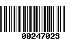 Código de Barras 00247023