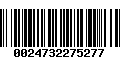 Código de Barras 0024732275277
