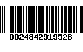 Código de Barras 0024842919528