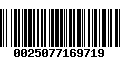 Código de Barras 0025077169719